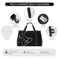 thumbnail image 4 of Kuqiui French Bulldog Print Foldable Travel Duffel Bag Tote Carry on Luggage Bag Personal item Sports Gym Bag Water Resistant Weekender Overnight Bags for Women and Men, 4 of 7