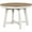 Antique White, variant on Aukfa Extendable Dining Table for 4-6, 42"-56" Round Kitchen Table with Removable Leaf for Dining Room/Living Room, Natural Wood