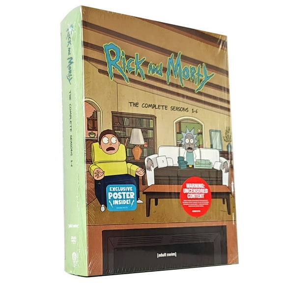 Rick and Morty :The Complete Series Season 1-6 (DVD)