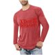 thumbnail image 1 of Blusas y camisas de manga larga con cuello redondo para hombre, deportivas, fitness, hogar, pijamas estampados, camiseta de manga larga con cuello redondo, blusa de poliéster para hombre, 1 of 3