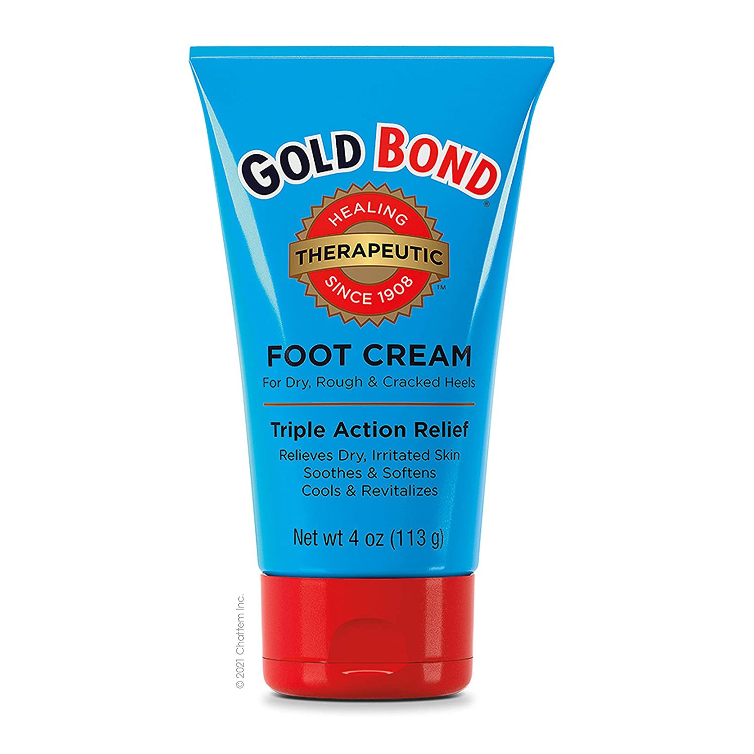 Gold Bond Therapeutic Foot Cream, Triple Action Relief, 4 oz (Pack of