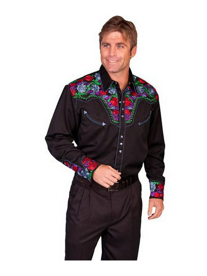 Scully Big & Tall Western Shirt for Men, Long Sleeve, Snap