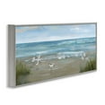 thumbnail image 3 of Stupell Industries Sandpiper View on Beach Gray Framed Giclee Art, design by Nan, 13 x 30, 3 of 8