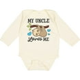 thumbnail image 3 of Inktastic My Uncle Loves Me with Sloth and Hearts Boys or Girls Long Sleeve Baby Bodysuit, 3 of 5