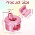 thumbnail image 3 of CHENjy Cat Eye Magnet for Nails Rotating Multifunctional Tool with U Shaped Magnet for Beginners Home DIY Design Nail Art Supplies White, 3 of 7
