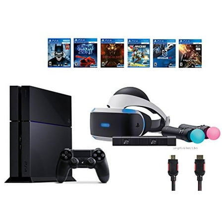 PlayStation VR Start Bundle 10 Items:VR Start Bundle,PS4,6 VR Game Disc PSVR Until Dawn: Rush of Blood,PSVR EVE: Valkyrie,PSVR Battlezone,Batman: Arkham VR, PSVR DriveClub,PSVR Battlezone