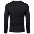 thumbnail image 4 of EGNMCR Chandail Homme Décontracté Col Rond Manches Longues Tricot, 4 of 6
