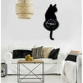 thumbnail image 6 of PTOOTP Cat Wall Clock Acrylic Silent Operation Living Room Cat Lovers 1Set, 6 of 8