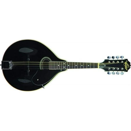 Oscar Schmidt OM12B-A-U A Style 8-String Mandolin, Black