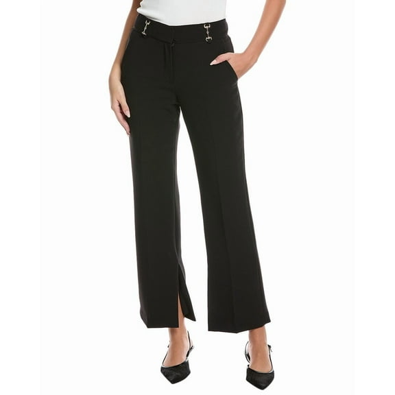 Elie Tahari womens  Paisleigh Pant, 8, Black