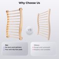 thumbnail image 4 of Sauna Backrest, Wooden Sauna Backrest No Stains and Comfortable, Ergonomic S-Shape Backrest for Sauna Recovery Wellness Relaxation, 4 of 6