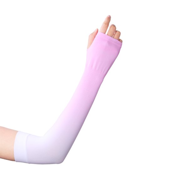 Manga de seda de hielo, manga de protección solar, guantes de verano para hombres y mujeres, para montar al aire libre, entrenamiento militar, manga de brazo para conducir