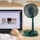 thumbnail image 3 of Advancent 2x ventilador eléctrico verde Usb silencioso altura y ángulo ajustable ventilador de aire acondicionado portátil recargable Electrodomésticos, 3 of 5