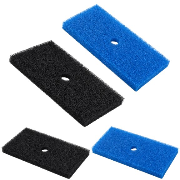 Pond Sponge Filter Pads Replacement, GIXUSIL Coarse and Fine Filter Pads, Sponge Filters Replacement for Outdoor Pond Water Aquarium Fountain Filter Box 4 Pcs)