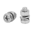 thumbnail image 2 of M6 x 14mm 304 Stainless Steel  Hex Head Bolts Nuts w Washers 8 Sets, 2 of 2