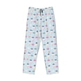 thumbnail image 4 of Xecao Rabbit In The Rain Men's Straight Lounge Pajama Pants: The Ultimate in Comfortable Sleepwear, 4 of 9
