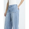 thumbnail image 4 of Madden NYC Women's Mid-Rise Loose Fitted Jeans, 4 of 5