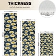 thumbnail image 4 of Darkblue Daisy Flower Yellow Centers Pattern Kitchen Rugs Sets Of 3,Kitchen Runner Rugs Non Skid Washable,Decorative Kitchen Floor Mats for Kitchen,Sink,Laundry,17"x30"+ 17"x47" + 17"x59", 4 of 6