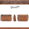 thumbnail image 4 of Wrangler Western Cowhide Crossbody Bags for Women Clutch Wristlet Purse, Pattern-brown, 4 of 6