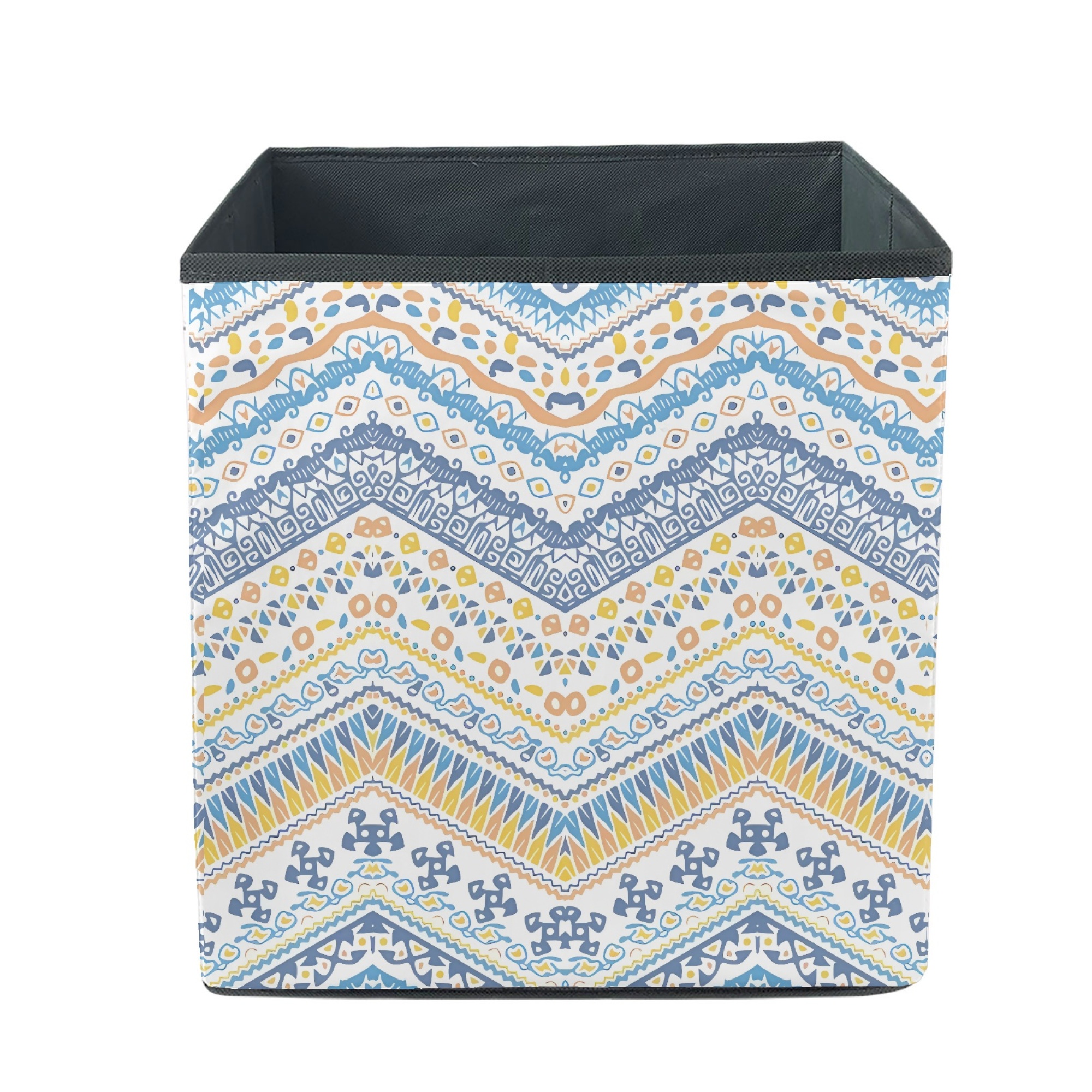 Vodetik Store Fabric Cube Storage Bin Bohemian Style Storage box in