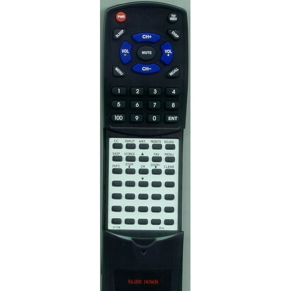 Replacement Remote for RCA 271706, RT271706, R130A1, 27F524T, 27V414T, L32WD12YX7, 32V434TYX6, 27F534T, L37WD12, 27V414TYX8, 32V434TYX1, 24F524T, 27V