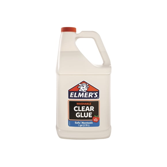 Elmer's Colle Scolaire Liquide, Transparente de Qualité Supérieure, Lavable, 1 Gallon, 1 Unité - Idéale pour Fabriquer du Slime Colle de 1 Gallon