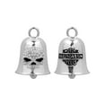 thumbnail image 2 of Harley-Davidson White Crystal Willie G Skull Bar & Shield Ride Bell HRB027, Harley Davidson, 2 of 3