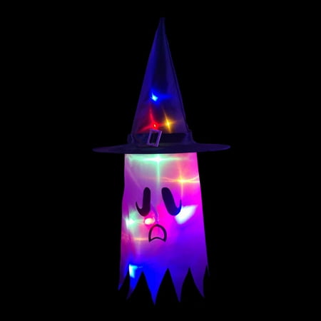 

YGR LED Lamp Alloween Hat LED Lamp Halloween Witch Hat Hanging Light 6 LED
