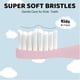 thumbnail image 4 of Kids Electric Toothbrushes With 4 Brush Heads, 3 Modes With Memory, Ipx7 Waterproof, 2 Minutes Build-2-12Pink, 4 of 4