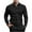 Black, variant on Fnooota Men's Colored Dress Shirts, Work Casual Summer Long Sleeve Button Down Shirts White Size XL