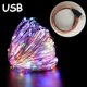 thumbnail image 1 of Guirnalda de luces solares para exteriores, 100 LED, globo de cristal, resistente al agua, luz de hadas para jardín, decoración de fiesta de navidad, 1 of 4