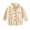 Beige, variant on Binhe Kids' Thermal Shirt Boys Autumn Long Sleeve Solid Color Corduroy Shirt Fashion Long Sleeve Jacket Solid Color Collar Shirt with Buttons Comfortable and Loose