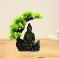 thumbnail image 3 of Creative Carved Resin  Buddha Figurine Aquarium Hideout Landscape Scene Shelter Hiding Fish Tank Home Desktop Ornament, 3 of 8