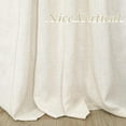 thumbnail image 6 of DriftAway Extra Long Linen Sheer Curtains 2 Panels 2 Story House Tall Curtains for High Ceiling Long Window High Living Room Light Filtering Window Coverings Back Tab 204"L x 52"W Light Linen, 6 of 9