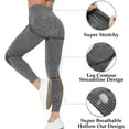 thumbnail image 6 of QRIC Women High Waisted Seamless Leggings Workout Butt Lift Tummy Control Stretch Yoga Pants Fitness Gym Tights, 6 of 7