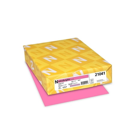UPC: 0759598228210 | Astrobrights Cover Paper 65 lbs 8.5  x 11  Pulsar Pink 495484