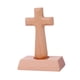 thumbnail image 3 of Estatua de cruz de madera de pie, cruz de mesa de recuerdo religioso para capilla, Pascua, Cabeza cuadrada, 3 of 9