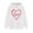 White, variant on Womens Summer Shirts Women's Clothing Ndbuld Women's Print Winter Hoodie Pullover Tops Long Sleeved Comfortable Sweatshirt Rollbacks,Red,M