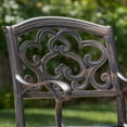thumbnail image 5 of Atlanta Outdoor Cast Aluminum Dining Chairs, Set of 2, Shiny Copper, 5 of 11