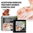 thumbnail image 1 of Jaysuing bamboo charcoal handmade soap fades melanin deposits in joints and underarms, body cleansing bamboo charcoal soap |, 1 of 5