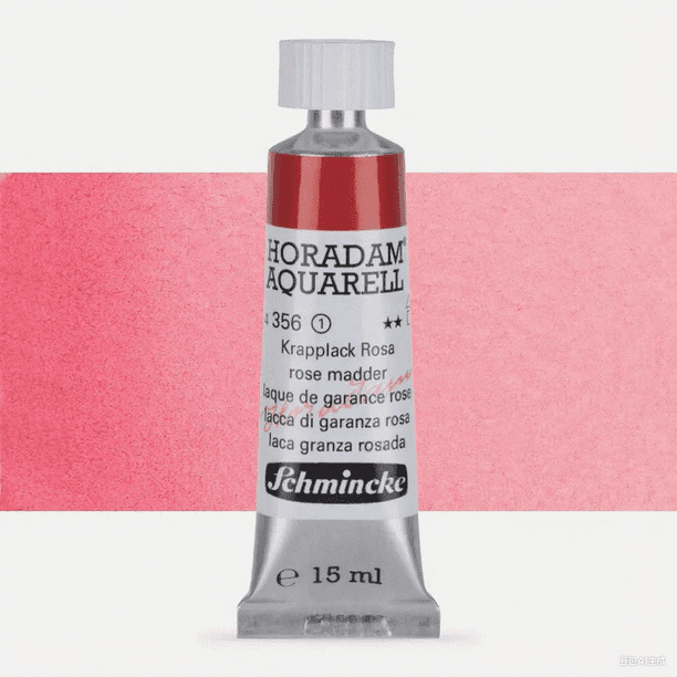 Schmincke - Acuarelas Horadam Aquarell, Tubo de 15ml, Pigmentos Vibrantes Premium para Adultos, Artistas y Aficionados, Serie 356