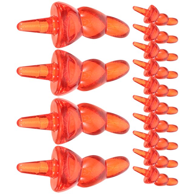 100 piezas de nariz de muñeca de plástico para manualidades de muñeco de nieve de Navidad. Nariz para hacer muñeco de nieve para manualidades.