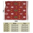 thumbnail image 3 of Kll Fleece Blanket Plush Throw Blanket Merry Christmas,Soft Fuzzy Cozy Flannel Blanket For Couch Sofa Bed.(80"X60"), 3 of 9