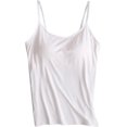 thumbnail image 1 of Camisolas para mujer Sujetador incorporado con relleno Sujetador de plataforma Camisetas sin mangas Camisetas de yoga de verano 2024 Camisolas y musculosas para mujer, 1 of 2