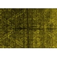 thumbnail image 1 of Ahgly Company Machine Washable Indoor Rectangle Abstract Yellow Modern Area Rugs, 2' x 4', 1 of 4
