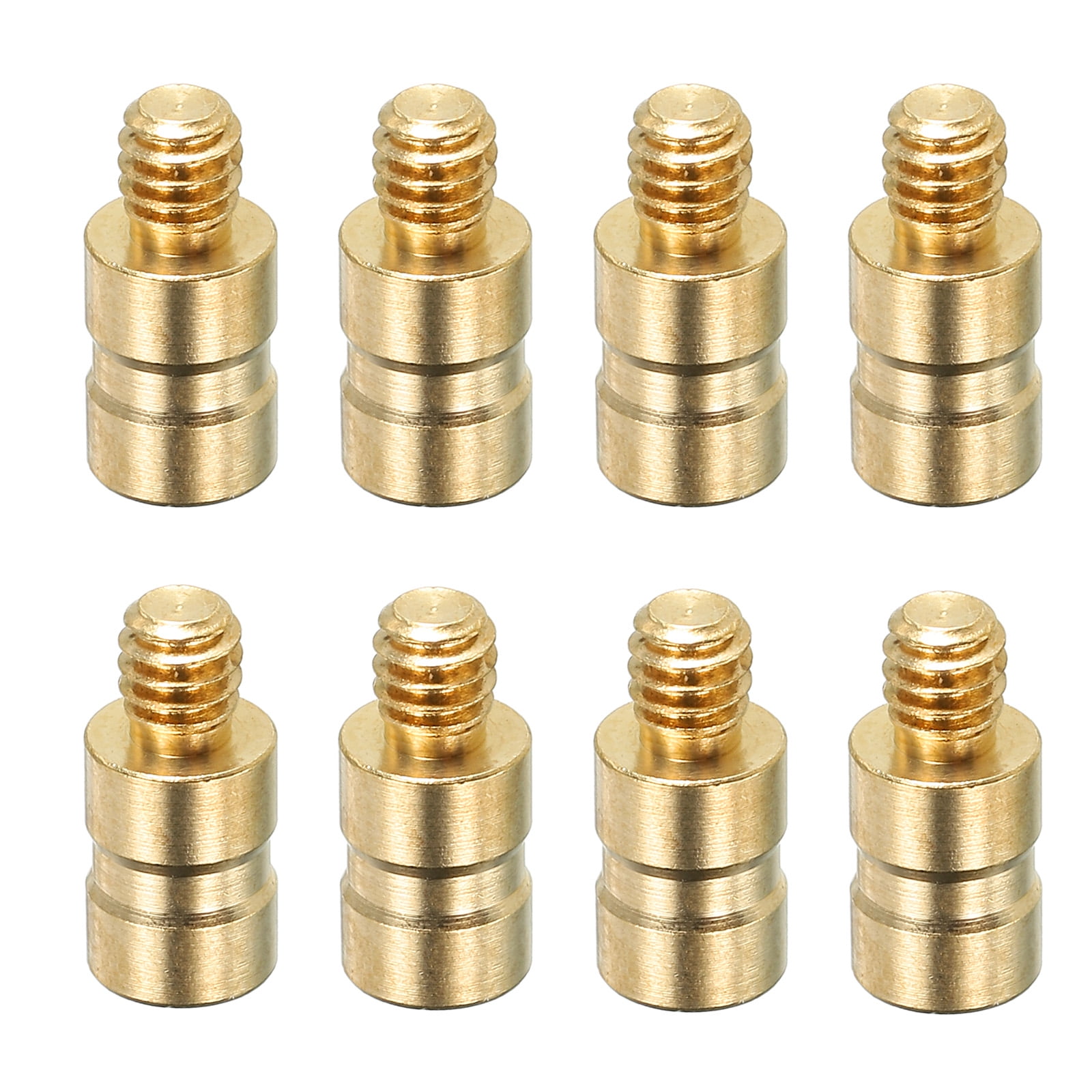 25 Grain Archery Arrow Insert 8 Packs Insert Screw Copper Brass Arrow for .244/ 6.2mm Carbon Arrows