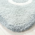 thumbnail image 3 of SAFAVIEH Novelty Deonne Abstract Area Rug, Light Grey/Ivory, 3' x 3' Round, 3 of 7