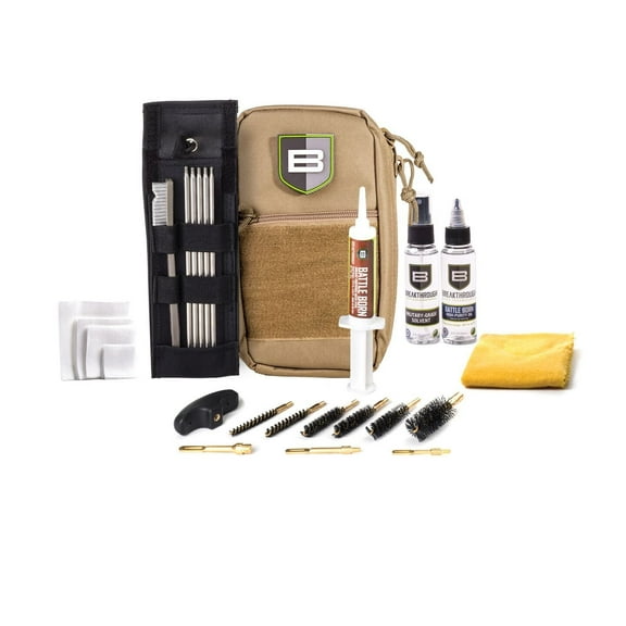Breakthough Clean Technologies LOC-U Universal Long Gun Cleaning Kit (22cal - 12ga) - Desert Tan