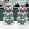 thumbnail image 6 of Stackable Transparent Thickened Food Storage Containers for Refrigerator Microwave Commercial Use Fresh Keeping Sealed, 6 of 6