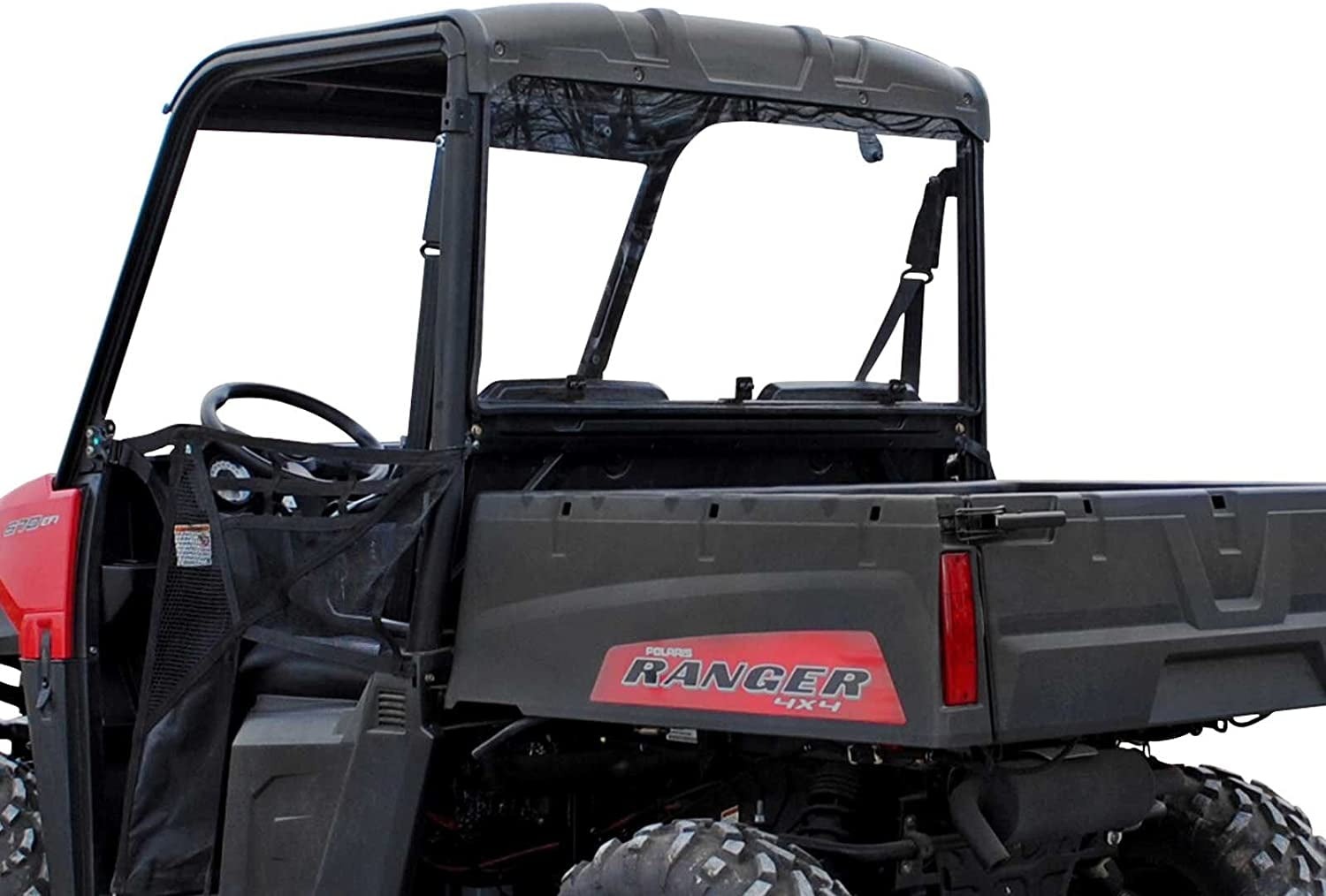 SuperATV Rear Windshield for Polaris Ranger Midsize 500 / 570 / Crew